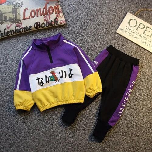 Kids Clothes Suit Childrens Clothing Fashion Baby Girl Out 2pcs Suit Coat +pant Cartoon Set Newborn Baby Cotton Clothes Suit