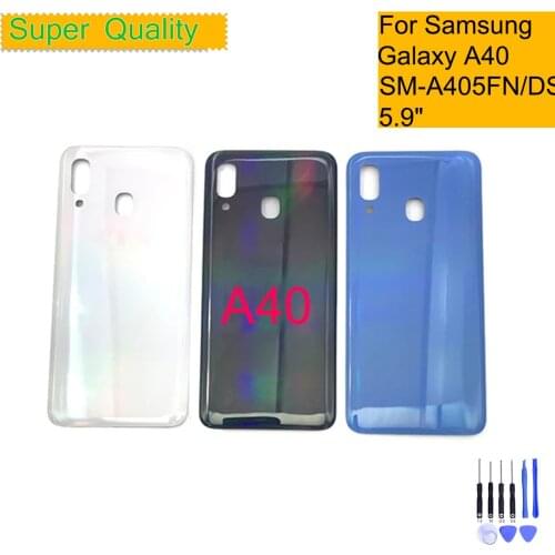 For Samsung Galaxy A40 A405 A405F SM-A405FN/DS Housing Back Cover Case Rear Battery Door Chassis Housing Replacement