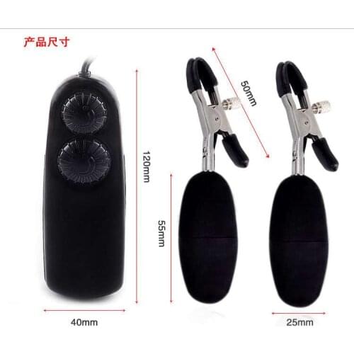 Electric Massager Breast Female Milk Clip Double Jump Eggs Shake To Stimulate The Chest Massage Electronic Vibration Relax