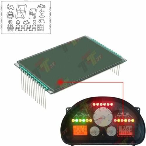 Instrument Cluster Dashboard LCD Display For Massey Ferguson MF 6400 6470 6490 tractors Tacho Meter Pixel Repair