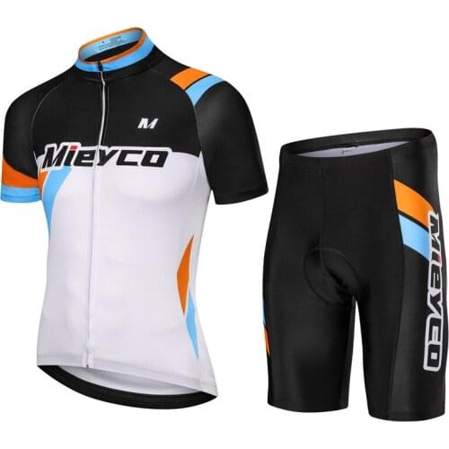 Mieyco Mens Cycling Jersey set Summer Breathable Clothing Pro Team MTB Bicycle suit Short Sleeve quick dry Mountain Bike shirts