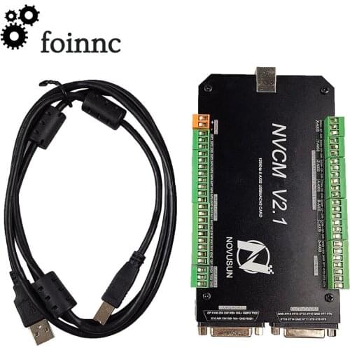 Mach3 USB Interface CNC Motion Controller NVCM 3/4/5 /6 Axis CNC motion control card for CNC Engravin