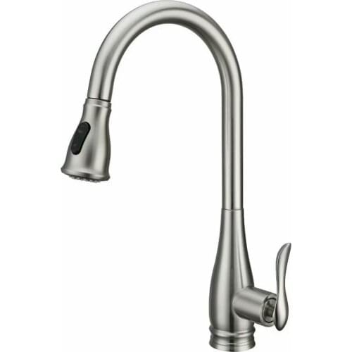 Brushed nickel clour pull out kitchen faucet mixer tap Single hole bar New deck mounted New style classic modern tap