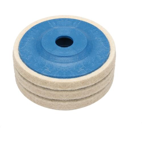 1/3pcs 4 Inch Wool Polishing Pads Buffing Angle Grinder Wheel Felt Polishing Disc Pad Set 100mm
