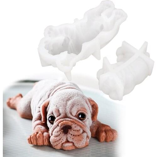 NICEYARD Cute Dog Mould Kitchen Accessories 3D Cookie Plunger Cake Mold Gadgets Bakeware