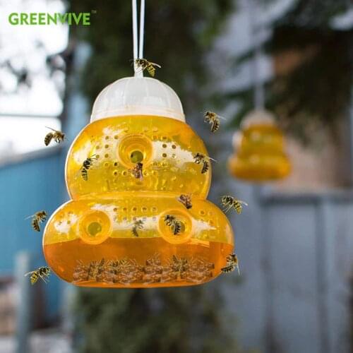 New Bee Tools Hornet Trapper Fly Bug Catching Traps Wasp Catcher Hanging on Tree Insectary Box Bees and Beekeeping Equipment New