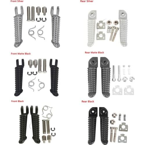 Motorcycle Footrests Foot pegs Rear Front For Yamaha YZF R1 1992-2020 R6 1999-2020 2003-2020 YZF R6S 2003-2009 07