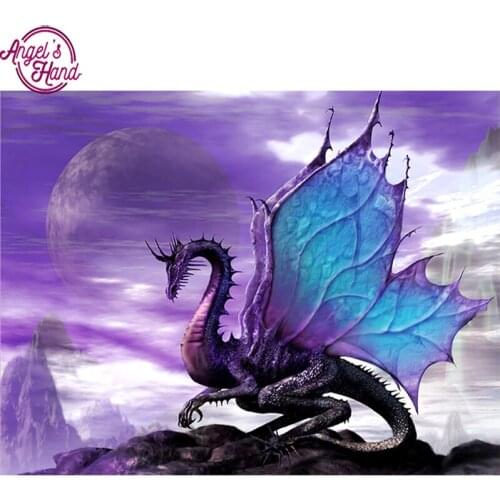 Full,Diamond Embroidery,5D,Diamond Painting dragon animal Kits,Cross Stitch,3D,Diamond Mosaic,Needlework,Crafts,Christmas,gift