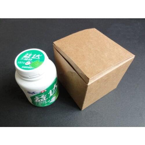 Size5*5*5cm Kraft box for skin care cream gift food packaging,cuble kraft paper packaging boxes Free Shipping 200pcs/lot