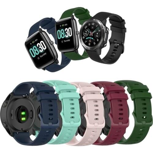 High Grade Premium Rubber Strap Watch Band For SENBONO S09 S10 Plus S08 Fashion Durable Waterproof Replacement Wrist Strap