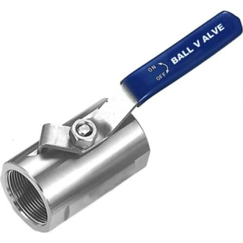 1Pcs Stainless Steel SS 201 Ball Valve Female BSP 1/2"