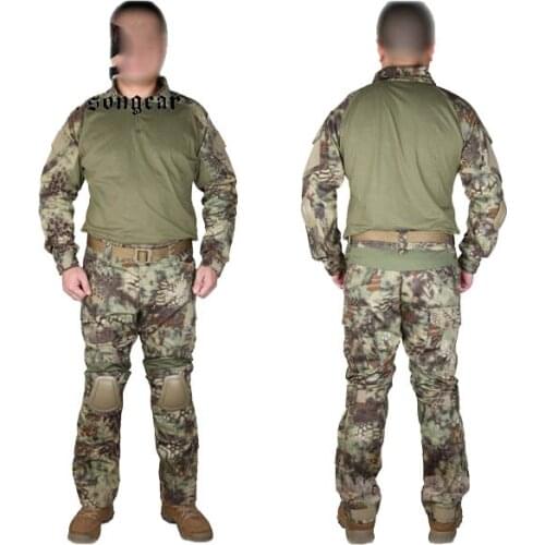 Kryptek Typhon Emerson Gen2 Combat uniform Tactical gear shirt and pants Army BDU Set Hunting Party Supplies