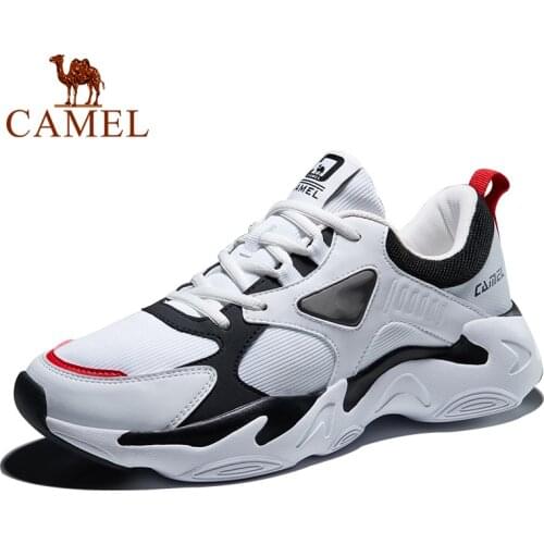 CAMEL 2021 New Autumn Chunky Platform Sport Sneaker Woman Fashion Thick Bottom Casual Shoes Black White Comfortable Lady Sneaker
