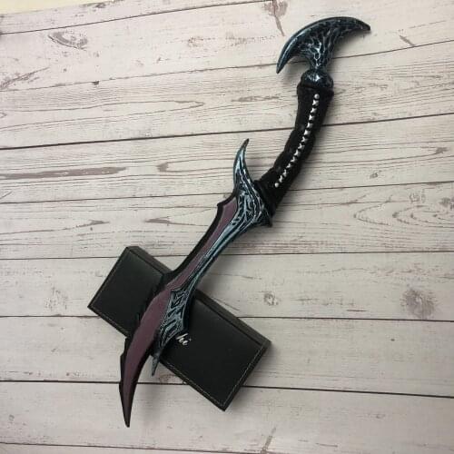 1: 1 Weapon Anti Cos Scythe Vyse Wizard Elf Game Anime Prop Role Play Model PU Gift 50CM