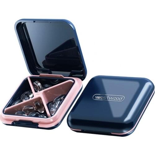 1PC Pill Box Moisture-proof Portable Sealed Waterproof Pill Container Removable Medicine Holder Storage Travel Medicine Box