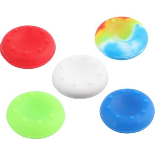 10 Pcs Silicone Dust-Proof Dirt-Proof Analog Controller Thumb Stick Grip Thumbstick Thumbstick Gripscap Cover For Ps4 Xbox One