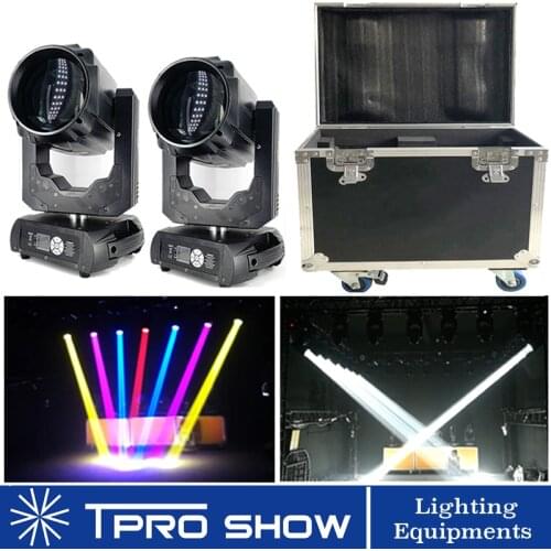 2Pcs Beam Moving Head Light Equipment Mobile Head Lyre Beam 10R 280W Sharpy Movinghead Lights for DJ/Party/Disco One Flight Case