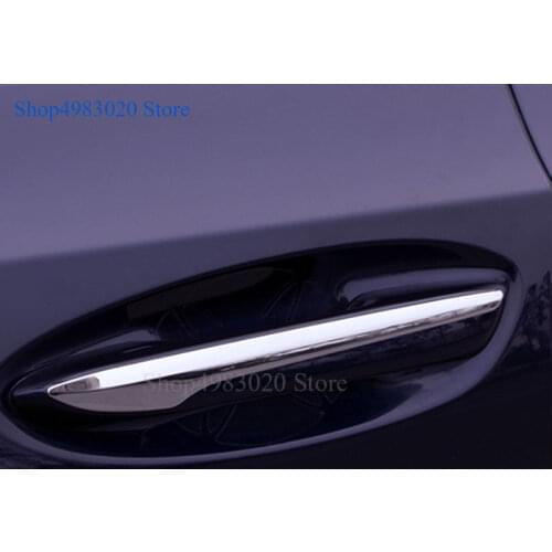 4PCS ABS Chrome Exterior Door Handle Cover Molding Garnish For Lexus Es 200 300h 2018 2019 Accessories Car Styling accessories