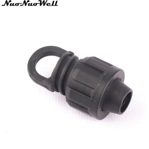 50pcs NuoNuoWell 5/8" 16mm Hose End Drip Tape Lock Connector for Garden Agricultural Drip Irrigation Watering Pipe Plug Fittings
