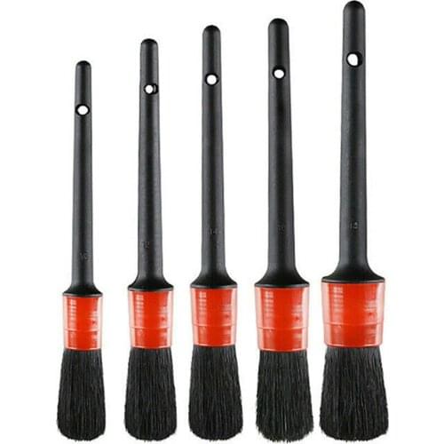 7pcs Wheel Tire Brush Car Detailing Kit Soft Wheel Brush Car Wash Kit Automobile Tire Brush Car Washing Cleaning Accessories