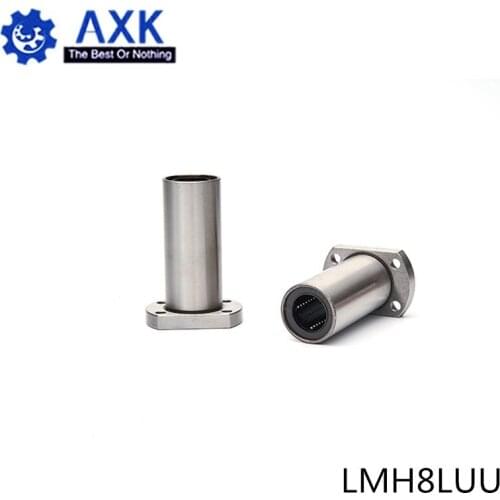 Free shipping LMH8LUU 8mm long type flange linear bearing CNC Linear Bush
