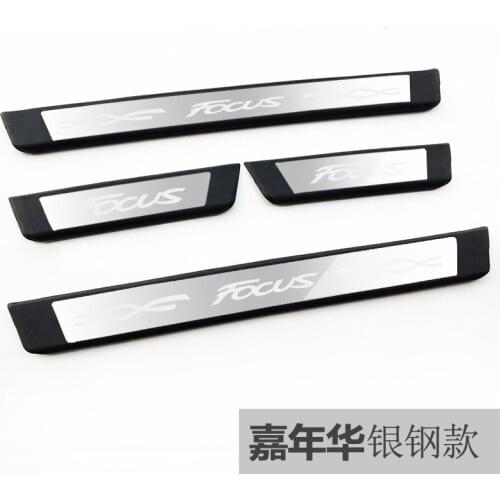 For Ford Carnival 2012-2018 High-quality Stainless Steel Plate Door Sill Welcome Pedal Car Styling Accessories 4pcs/set