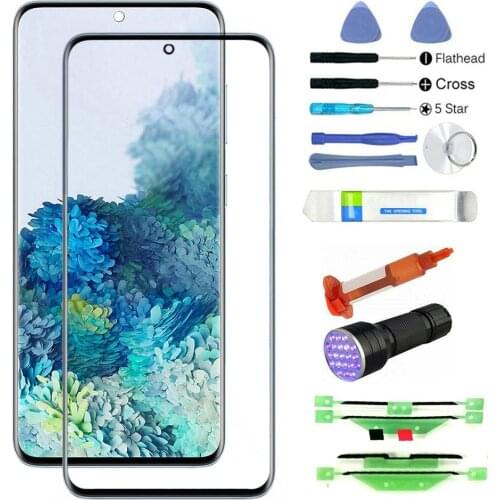 Dropshipping Mobile accessories Outer Replacement Kit for Samsung Galaxy S20/S20Plus/S20Ultra Front Glass Screen Kit