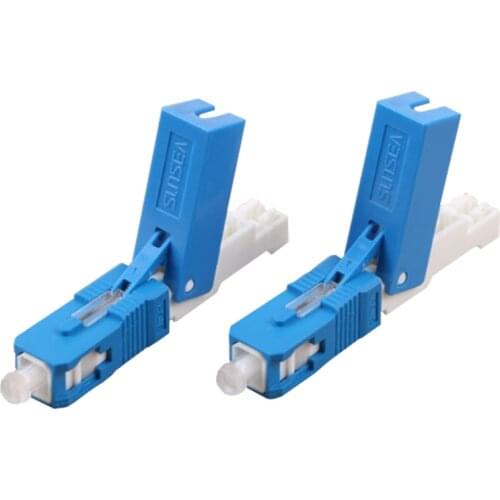 Factory supply 100pcs/box Sunsea SS03 FTTH SC UPC Optical fiber quick connector SC PC FTTH Fiber Optic Fast Connecto