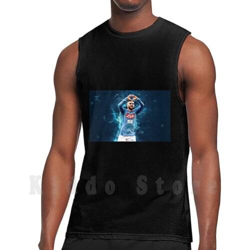 Lorenzo Insigne Tank Tops Vest 100% Cotton Lorenzo Insigne Lorenzo Insigne Ssc Napoli Napoli Italy Football Soccer
