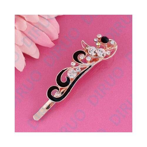 Hot Selling Chic Crystal Flower Hairpins Hair Jewelry Headwear Barrettes Hair Accessories