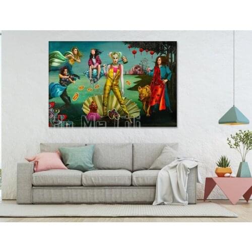 Prey Bird Art Oil Painting Wall Unique Design For Home Decor