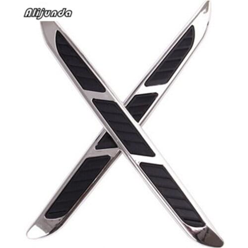 2 pcs. Shark Auto Ventilation Stickers Car Air Intake Stickers Flow Hood Vent Fender Engines for Car Cover Decoration Stickers