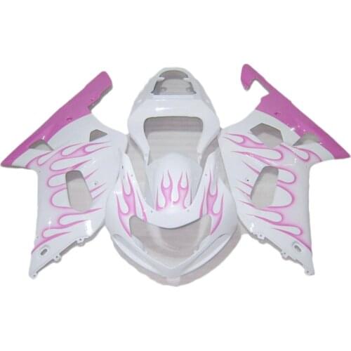 Fairings kit for SUZUKI K1 2001-2003 GSXR600 GSXR750 road race fairing kits GSXR 750 600 pink blue green flames