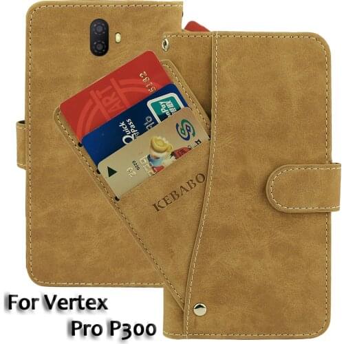 Leather Wallet Vertex Pro P300 Case 6.09" Flip Fashion Luxury Front Card Slots Cases Cover Business Magnetic Phone Bags