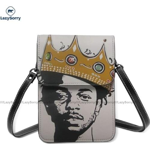 Kendrick Lamar Shoulder Bag Fashion Aesthetic Mobile Phone Bag Leather Travel Female Bags