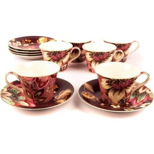 Mikasa Moor Peony Pink 6'lı Coffee Cup Set