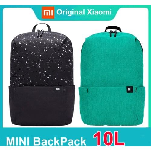 Original Xiaomi 10L Backpack mini Bag Colorful For Mens Women Travel Camping shoulder pack bags