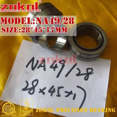 ZOKOL bearing NA49/28 Entity ferrule needle roller bearing 28*45*17mm