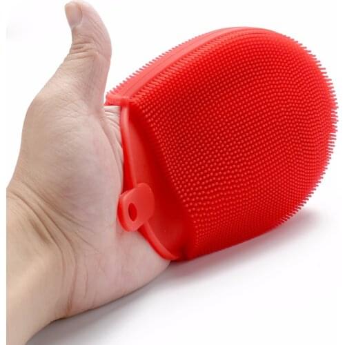 Cute Easy Glove Silicone Dishcloth Thick Rubber Scouring Pad Hearth Cooking Bench Super Clean Cloth Rubber Lovely Dishclout