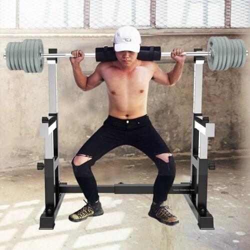 Dip Stands Barbell Rack, Adjustable Squat Stand Dipping Station, Gym Weight Bench Press Stand Strength Training Rack