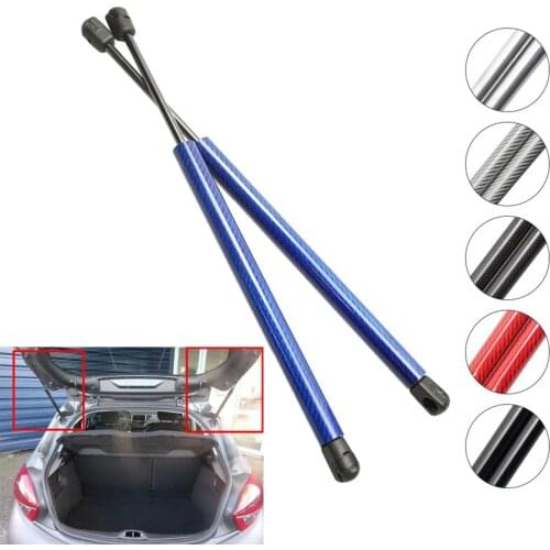 Carbon fiber for 1TH Peugeot 208 hatchback 2012-2018 Auto Rear Trunk Hatch Tailgate Boot Lift Supports Gas Struts springs damper