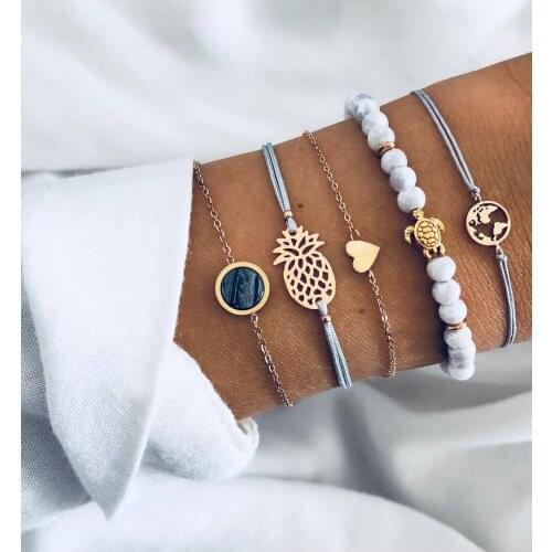 XinTeAcc Black Bracelets