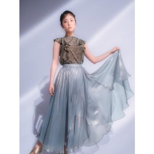 Spring and summer in 2021, Bama Mermaid Girl glittering gold stamping irregular skirt skirt half skirt