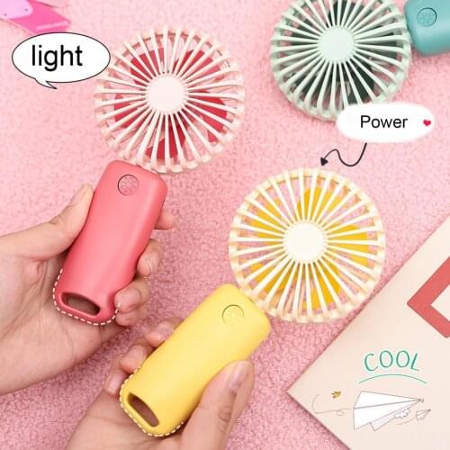 1pcs Desktop Cooling Fan Cooler Conditioning Appliances Fans Handheld Ultra-quiet ABS Desktop Mini Standing Fan for Summer