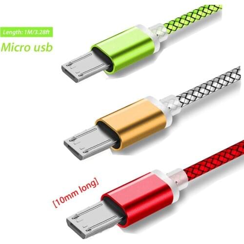 10MM Long Micro USB Connector Charging Cable For Doogee S60 X20/X30/X10 X5/Max/Pro Shoot 2 Oukitel K10000/K3/C8 Charger Cabel
