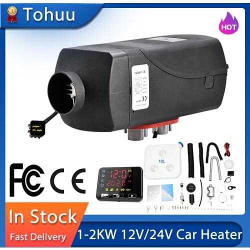12V/24V 2KW Car Diesels Air Parking Heater Compact Air Parking Heater Kit Universal For RV Motorhome Trailer Car Parking Heater