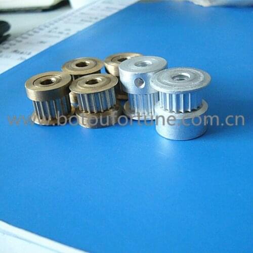 15 teeth XL timing belt pulley aluminium timing pulley 10mm width 6pcs a pack