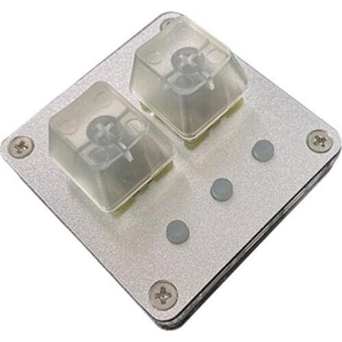 2-Key RGB Programmable USB 2.0 Full-Speed Keypad Cherry Red Axis Mini Mechanical Keyboard For Sayobot O2C OSU Plug&Play