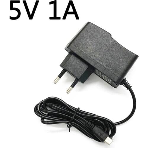 AC 100-240V to DC 5V 1A 1000MA power supply adapter 5 V Volt for 18650 Lithium Battery Charger Module Charging Board Micro USB