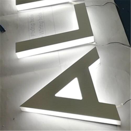 Customized Personalized Side Full Lit Acrylic Illuminated 3D LED Letter Signage for Bar Shop Logo